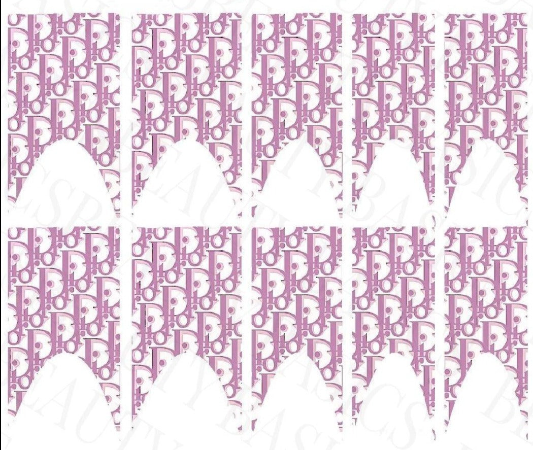 Decals - Pink Designer Print Tips