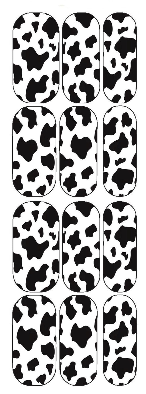 Nail Decals, Cow Print Nail Art, Waterslide Decals, Beauty Basics