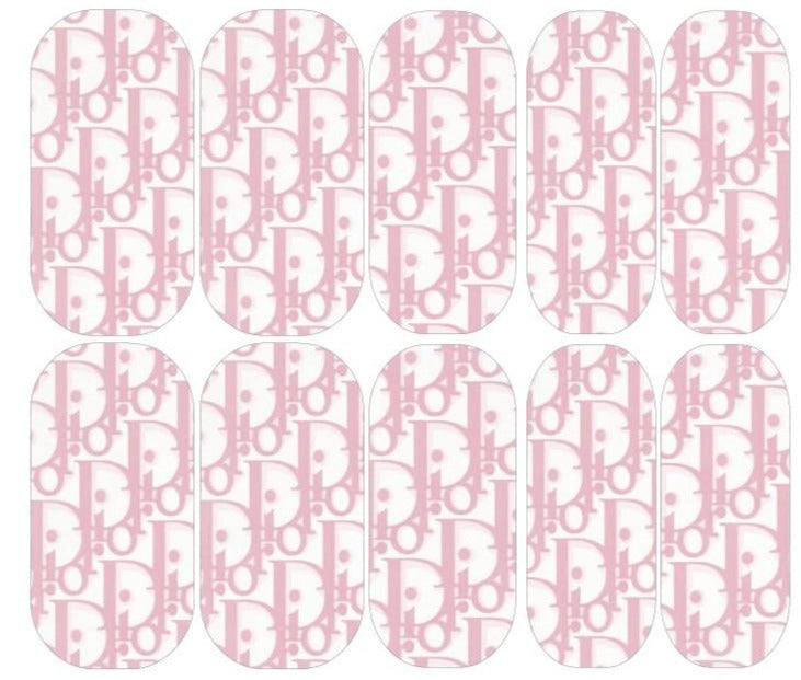 Decals - Dior Pink Print