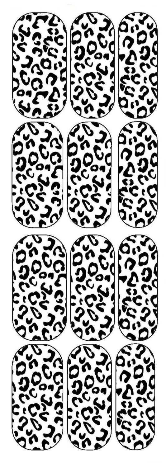 Nail Decals, Leopard Print  Nail Art, Waterslide Decals, Beauty Basics