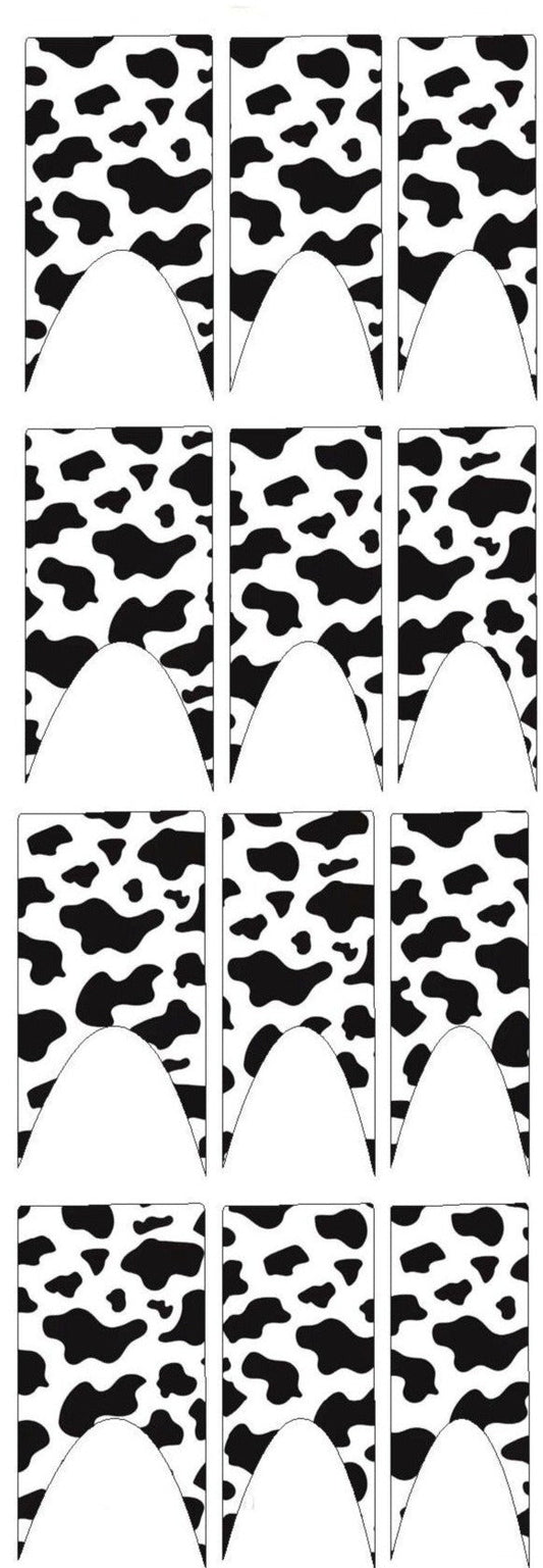 Nail Decals, Cow Print Nail Art, Waterslide Decals, Beauty Basics