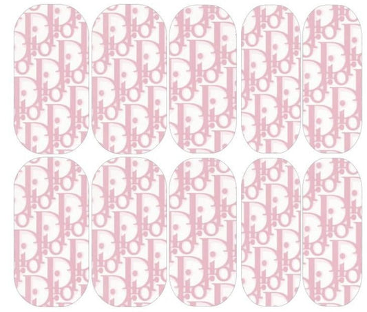 Decals - Dior Pink Print