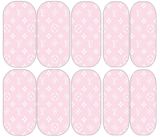 Decals - Pink LV Print